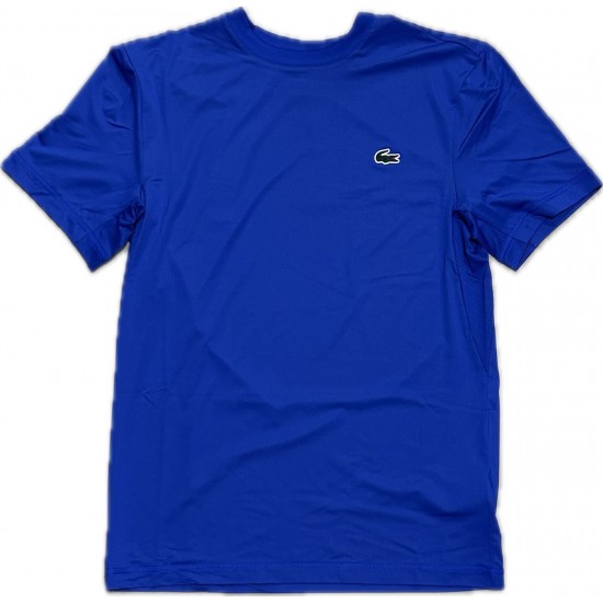 CAMISETA LACOSTE SPORT EM JÉRSEI - AZUL